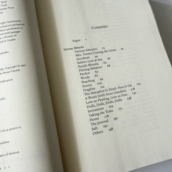 Carol Shields The Collected = Stories Hardcover - Picture 5 of 5